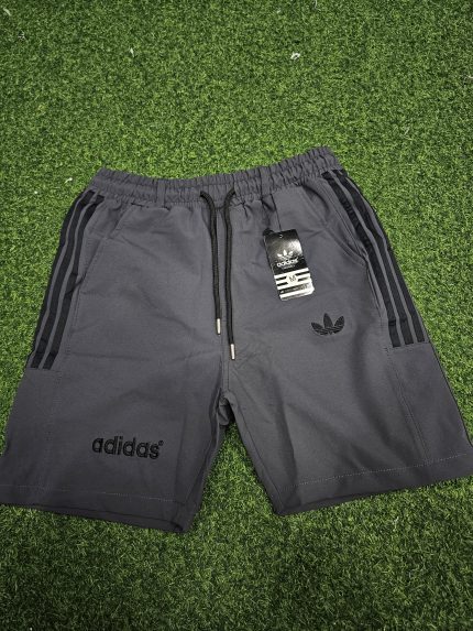 ADIDAS 3 STRIPE SHORTS ( Deep Ash)
